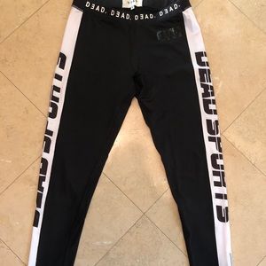 Dead Sports Black Leggings Size Medium